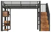 Hoogslaper 90 x 200 cm met LED-verlichting, een open kast, Productafbeelding-voorbeeld 10