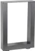 A single table leg frame with a rectangular opening, shown against a white background. Voir les images du produit
