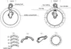 3D Uhr mit beweglichem Zahnrad Retro große hängende Produktbild-Vorschau 4
