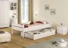 Kieferbett weiß Einzelbett 80x200 Massivholzbett Bettrahmen Produktbild-Vorschau 13