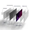 DEQORI Glasbild Echtglas 125x50 cm 'Abstrakte violette Produktbild-Vorschau 7
