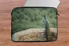 MuchoWow® Laptop Hülle 14 ZollPfau - Wand - Wald Produktbild-Vorschau 5