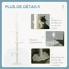 PawHut Arbre à chat 225-255 cm réglable en hauteur Tour Voir les images du produit 6