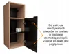 Szafka z lustrem czarna 45x16x75 czarny/dąb Omeble Podgląd zdjęcia produktu 9