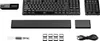 A collection of computer keyboard accessories laid out on a white background. Produktbild-Vorschau