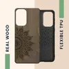 kwmobile Handyhülle für Samsung Galaxy A33 5G Hülle Holz - Produktbild-Vorschau 4