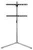 Support sur pied écran TV  49"- 70", chrome Voir les images du produit 5