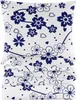 A stack of folded bedding with a floral pattern. Produktbild-Vorschau