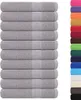 vidaXL Saunatücher FROGN 10 Stk. Grau 80x200 cm 360 g/m² Produktbild-Vorschau 1