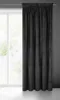 Eurofirany Tenda Villa Nero 140x270 Nastro arricciante Anteprima dell’immagine prodotto 5