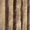 Moritz Rideau velours en chenille 100 x 200 cm brun beige Voir les images du produit 1
