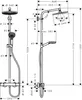 Hansgrohe Crometta - Sprchová súprava S 240 Showerpipe s Náhľad obrázku produktu 3