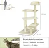 Arbre à chat PawHut  Arbre à chat avec colonnes en sisal, Voir les images du produit 3
