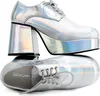 Plateauschuhe Herren silber Schuhgröße: 44-45 Produktbild-Vorschau 9