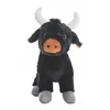 Doudou taureau en noir "Stier" - 30 cm Voir les images du produit 2