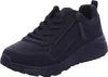 A single black sneaker is shown from a side-diagonal angle against a white background. Voir les images du produit