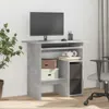Scrivania grigio cemento 80x45x74 cm materiale a base di Anteprima dell’immagine prodotto 10