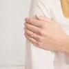 9K Weißgold Verlobungsring mit Zirkonia von JEWLIX Produktbild-Vorschau 2