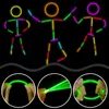 Leuchtstäbe 100 Stück, Glow Sticks mit Verbindern, Produktbild-Vorschau 5