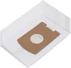 A stack of white vacuum cleaner bags with a cardboard connector. Produktbild-Vorschau