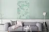 MuchoWow® Poster Blätter - Blumen - Muster 80x120 cm - Produktbild-Vorschau 5