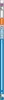 Abstract background with vertical stripes of blue, white, and orange. Anteprima dell’immagine prodotto
