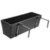 CASARIA® Blumenkasten 4er Set 11 Liter Montagehalterung Produktbild-Vorschau 4