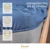Lavea® Spannbettlaken 120x200 cm, Mikrofaser Spannbetttuch Produktbild-Vorschau 3