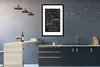 MuchoWow® Gerahmtes Poster Schwarz und Gold - Stadtplan - Produktbild-Vorschau 5