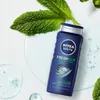Nivea Men Fresh Kick Duschgel 500ml kühlend Menthol 3in1 Produktbild-Vorschau 6