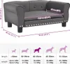 vidaXL Pelíšek pro psy šedý 70x45x30 cm Imitace kůže Náhled obrázku produktu 7