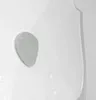 A close-up of a gray logo on a white surface. Produktbild-Vorschau