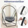 Ikodm Hängesessel mit Gestell Hängeschaukel Hängestuhl bis Produktbild-Vorschau 6