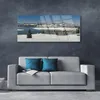 Acrylglasbilder 125x50 Wandbild Druck Schnee See Wald Produktbild-Vorschau 3