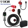 Nabíjací kábel JUNSUN typu 2 CEE16A s adaptérom Schuko 11kW Náhľad obrázku produktu 1