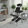 tectake® Massagestuhl klappbar 80 x 50 x 105 cm Produktbild-Vorschau 10