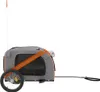 vidaXL Fahrradanhänger Hunde Orange und Schwarz Produktbild-Vorschau 5