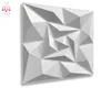 A 3D geometric wall panel with a complex, faceted design. Produktbild-Vorschau