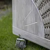 Strandkorbrollen 4er Set mit Feststeller Produktbild-Vorschau 10