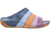 Gemini Damen Pantolette Clog Leder Keilabsatz Korkoptik Produktbild-Vorschau 4