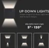 LED Solution Černé fasádní LED svítidlo hranaté 5W IP65 Náhled obrázku produktu 16