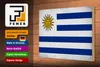 Holzschild Flagge Uruguay 30x20cm Flag of Uruguay Vintage Produktbild-Vorschau 3