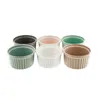 Almina 6 Teiliger Muffinform-Set Schale aus Porzellan Rund Produktbild-Vorschau 3