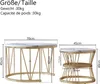 ProximaX Couchtisch Runder Kaffeetisch, 2er Set Couchtisch Produktbild-Vorschau 7