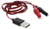 Adapterkabel USB-A auf Krokodilklemme, 5V 60cm Produktbild-Vorschau 1