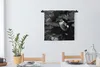 MuchoWow® Wandteppich Wandbehang Kolibri zwischen alten Produktbild-Vorschau 2