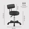 SONGMICS Rollhocker, höhenverstellbar, Hocker mit Produktbild-Vorschau 14