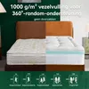 NicePlus 2-in-1 Topper, 90x200x7 cm, traagschuim met 5 Productafbeelding-voorbeeld 7