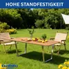DanDiBo 2x nohy stolu z nerezové oceli 72 x 72 cm rám stolu Náhled obrázku produktu 8