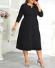 Hochzeitskleid in Übergröße – Kirchliches Midi-Herbstkleid, Produktbild-Vorschau 3